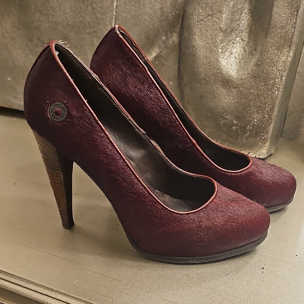 Calvin Klein Collection Deep Burgundy Heels